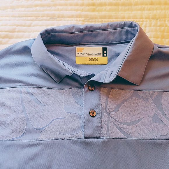 Blue Nicklaus Golf Polo - Picture 3 of 3